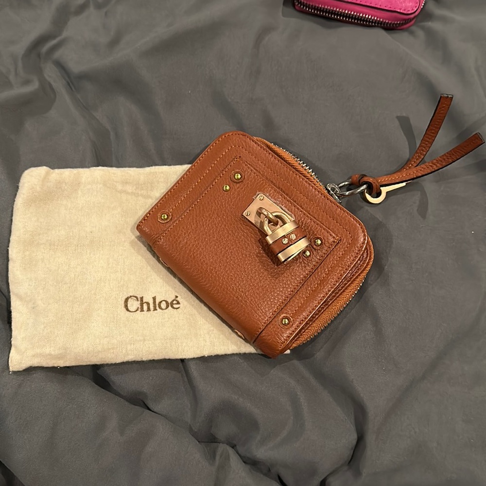 Chloe zip around wallet